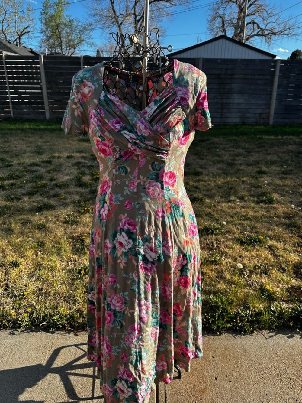 Floral 90s dress